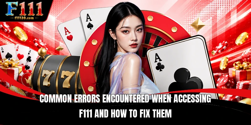 Common errors encountered when accessing F111 and how to fix them